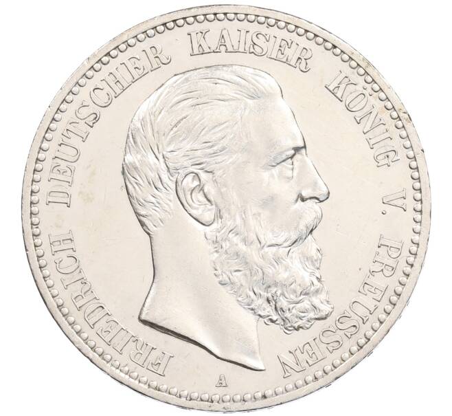 Монета 5 марок 1888 года Германия (Пруссия — Фридрих III) (Артикул: M2-88358) — Фото №1