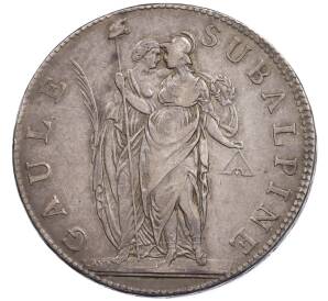 5 франков 1801 года (LAN 10) Пьемонт (Субальпийская республика) — Фото №1