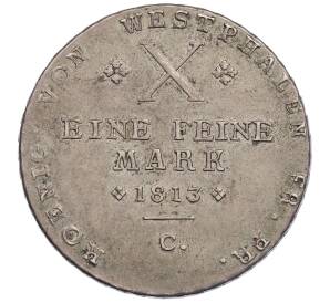 1 талер 1813 года Вестфалия — Фото №2