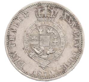 1 талер 1870 года Мекленбург-Стрелиц — Фото №2