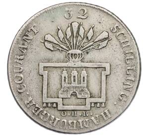 32 шиллинга 1796 года Гамбург — Фото №2