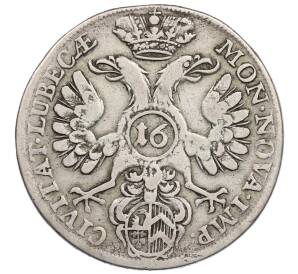 16 шиллингов 1731 года Любек — Фото №2