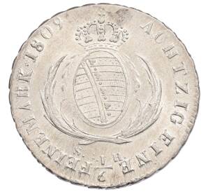 1/6 талера 1809 года Саксония — Фото №2