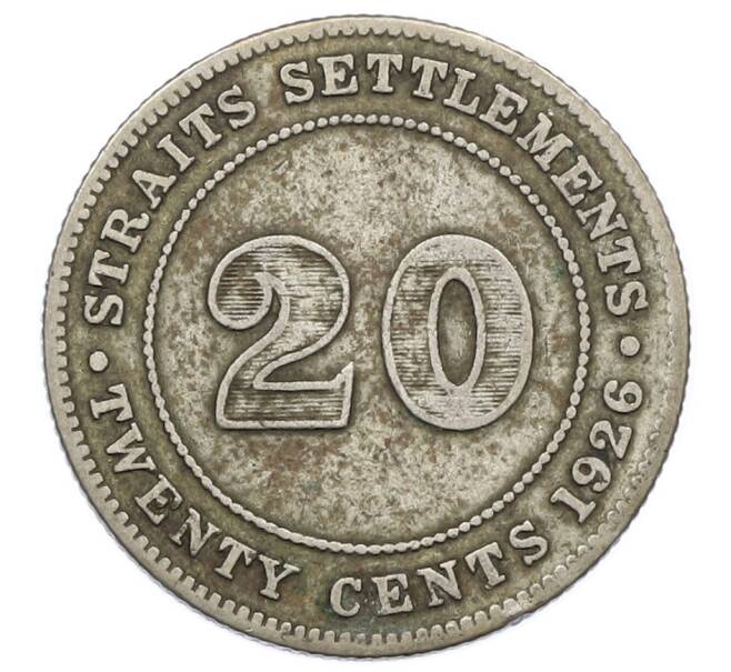 Монета 20 центов 1926 года Стрейтс Сетлментс (Артикул: M2-88406) — Фото №1