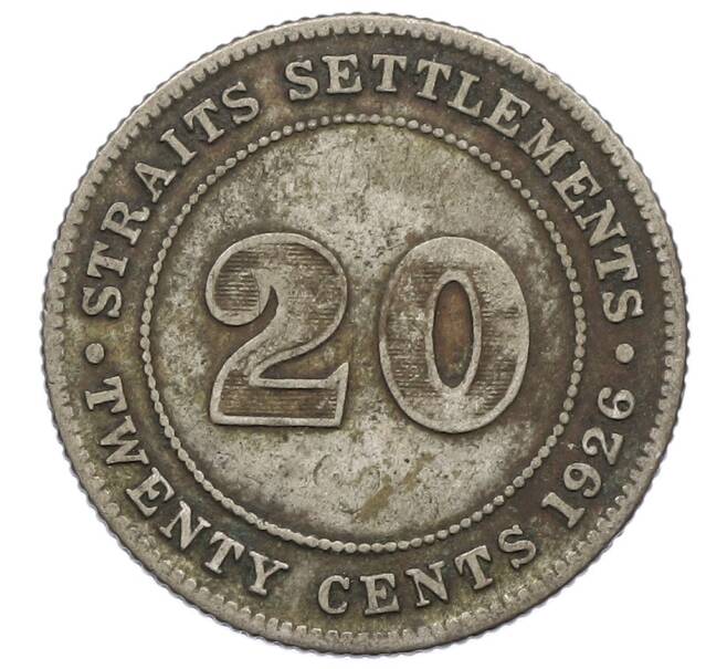 Монета 20 центов 1926 года Стрейтс Сетлментс (Артикул: M2-88412) — Фото №1
