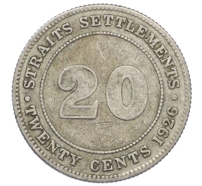 Монета 20 центов 1926 года Стрейтс Сетлментс (Артикул: M2-88413) — Фото №1