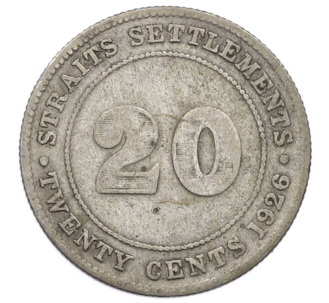 Монета 20 центов 1926 года Стрейтс Сетлментс (Артикул: M2-88417) — Фото №1
