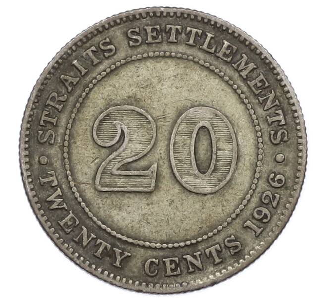 Монета 20 центов 1926 года Стрейтс Сетлментс (Артикул: M2-88429) — Фото №1