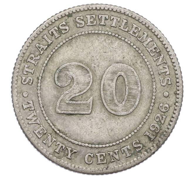 Монета 20 центов 1926 года Стрейтс Сетлментс (Артикул: M2-88432) — Фото №1