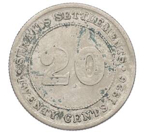 20 центов 1926 года Стрейтс Сетлментс — Фото №1