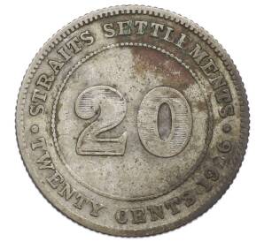 20 центов 1926 года Стрейтс Сетлментс — Фото №1
