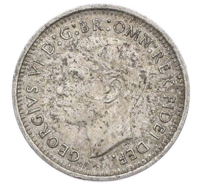 Монета 3 пенса 1951 года PL Австралия (Артикул: M2-88448) — Фото №2