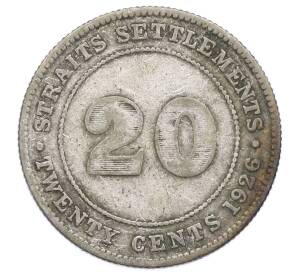 20 центов 1926 года Стрейтс Сетлментс — Фото №1