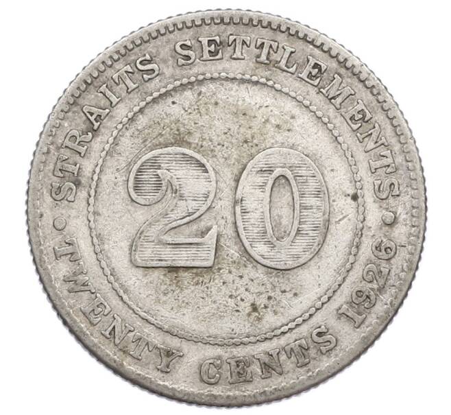 Монета 20 центов 1926 года Стрейтс Сетлментс (Артикул: M2-88467) — Фото №1
