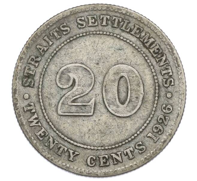 Монета 20 центов 1926 года Стрейтс Сетлментс (Артикул: M2-88478) — Фото №1