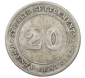 20 центов 1926 года Стрейтс Сетлментс