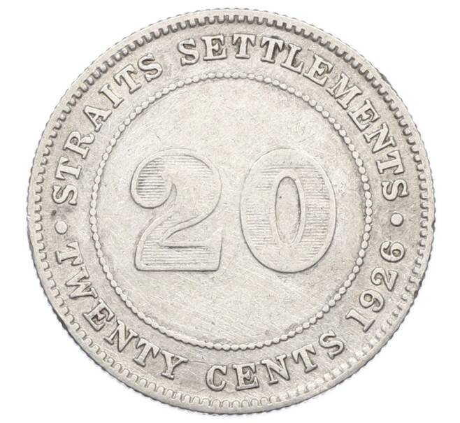 Монета 20 центов 1926 года Стрейтс Сетлментс (Артикул: M2-88480) — Фото №1
