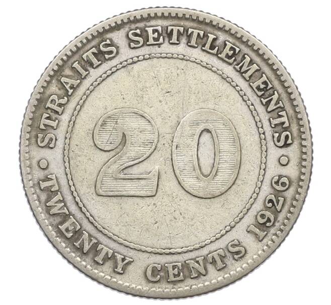 Монета 20 центов 1926 года Стрейтс Сетлментс (Артикул: M2-88481) — Фото №1