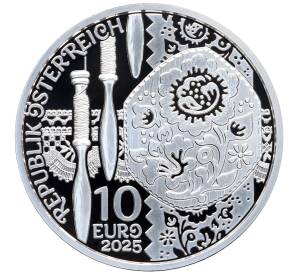 10 евро 2025 года Австрия «Традиции и мода — Дирндль» (Цветное покрытие) — Фото №2