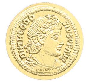 1 доллар 2012 года Палау «Римская империя — Феодосий» — Фото №1