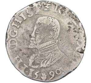 1 даальдер 1590 года Испанские Нидерланды — Брабант — Фото №1