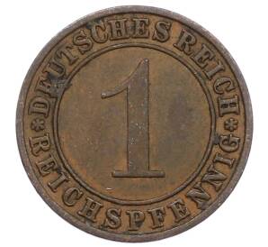 1 рейхспфенниг 1930 года A Германия — Фото №2