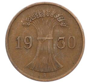 1 рейхспфенниг 1930 года A Германия — Фото №1
