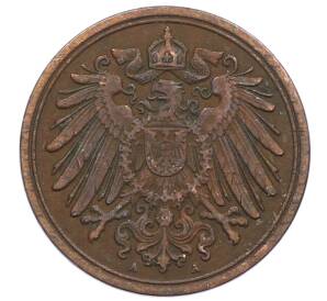 1 пфенниг 1911 года A Германия — Фото №2