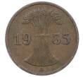 Монета 1 рейхспфенниг 1935 года A Германия (Артикул: M2-88566) — Фото №1