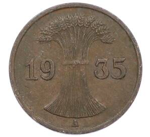 1 рейхспфенниг 1935 года A Германия — Фото №1