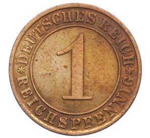 1 рейхспфенниг 1929 года A Германия — Фото №2