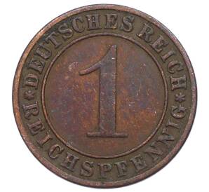 1 рейхспфенниг 1934 года A Германия — Фото №2