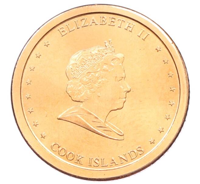 Монета 1 цент 2010 года Острова Кука (Артикул: M2-88574) — Фото №2