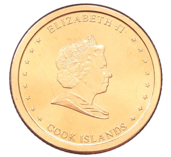 Монета 1 цент 2010 года Острова Кука (Артикул: M2-88576) — Фото №2