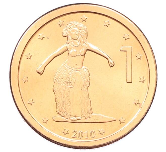 Монета 1 цент 2010 года Острова Кука (Артикул: M2-88577) — Фото №1
