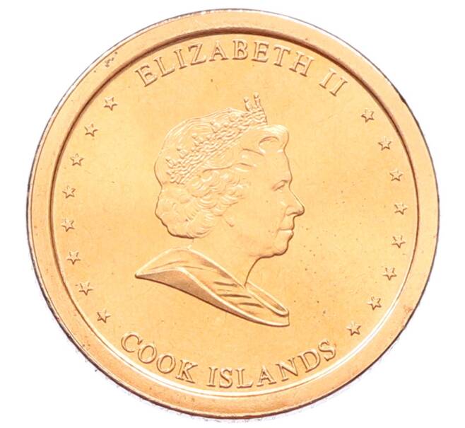 Монета 1 цент 2010 года Острова Кука (Артикул: M2-88577) — Фото №2