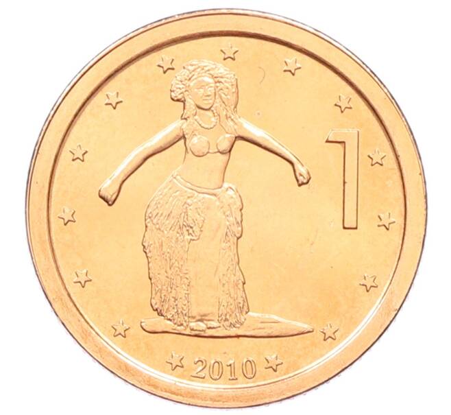 Монета 1 цент 2010 года Острова Кука (Артикул: M2-88579) — Фото №1