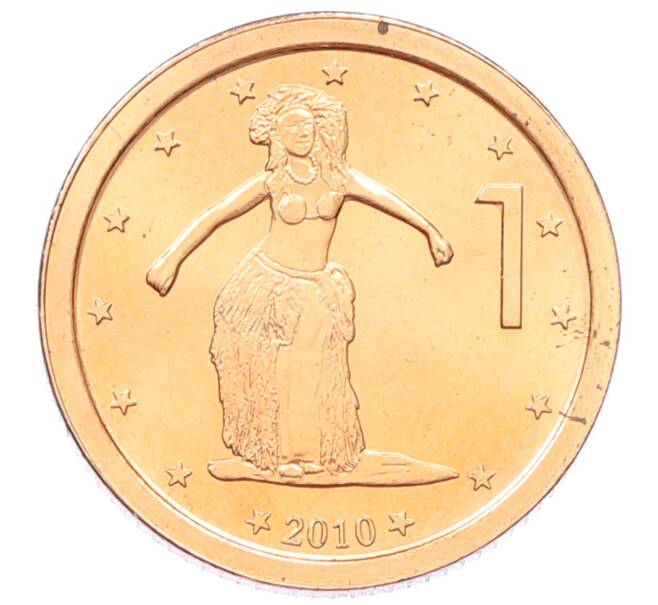 Монета 1 цент 2010 года Острова Кука (Артикул: M2-88584) — Фото №1