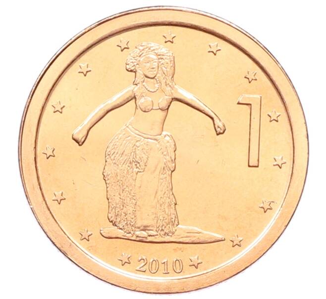 Монета 1 цент 2010 года Острова Кука (Артикул: M2-88585) — Фото №1