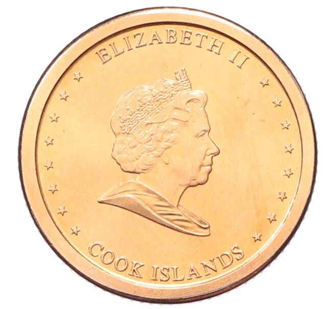 Монета 1 цент 2010 года Острова Кука (Артикул: M2-88585) — Фото №2