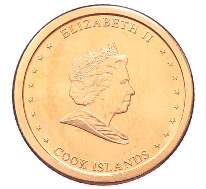 Монета 1 цент 2010 года Острова Кука (Артикул: M2-88586) — Фото №2