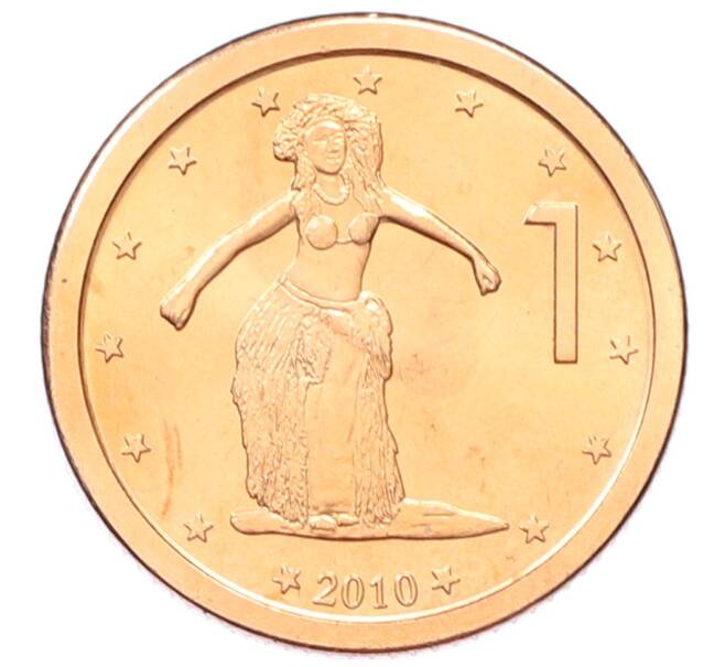 Монета 1 цент 2010 года Острова Кука (Артикул: M2-88590) — Фото №1