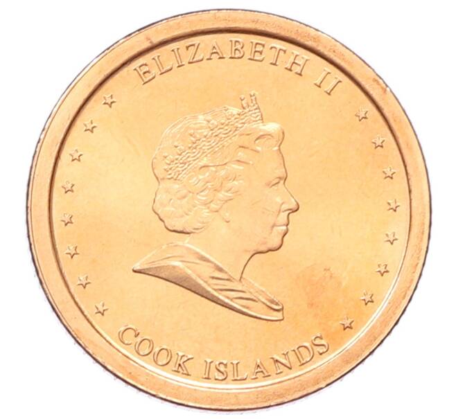Монета 1 цент 2010 года Острова Кука (Артикул: M2-88590) — Фото №2
