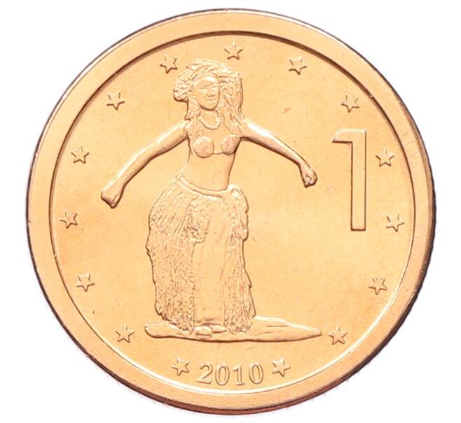 Монета 1 цент 2010 года Острова Кука (Артикул: M2-88591) — Фото №1
