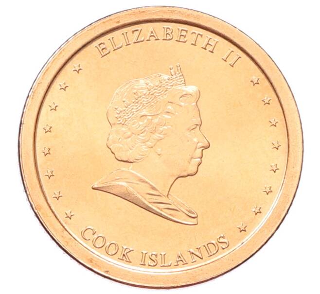 Монета 1 цент 2010 года Острова Кука (Артикул: M2-88591) — Фото №2