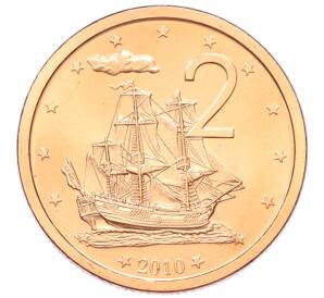 2 цента 2010 года Острова Кука — Фото №1