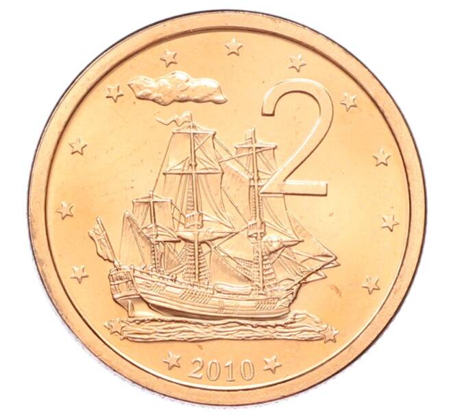 Монета 2 цента 2010 года Острова Кука (Артикул: M2-88594) — Фото №1