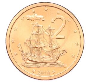 2 цента 2010 года Острова Кука — Фото №1