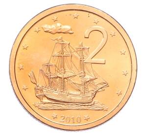 2 цента 2010 года Острова Кука — Фото №1
