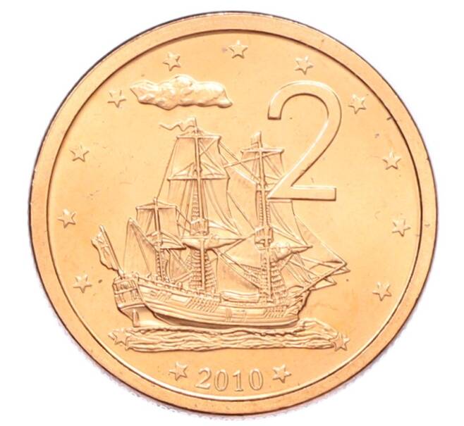 Монета 2 цента 2010 года Острова Кука (Артикул: M2-88598) — Фото №1